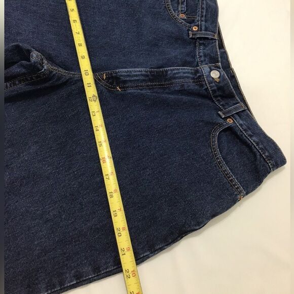 Levi’s 550 Vintage Mom Jeans Dark Wash High Waist Size 14 Miss S - Picture 9 of 13